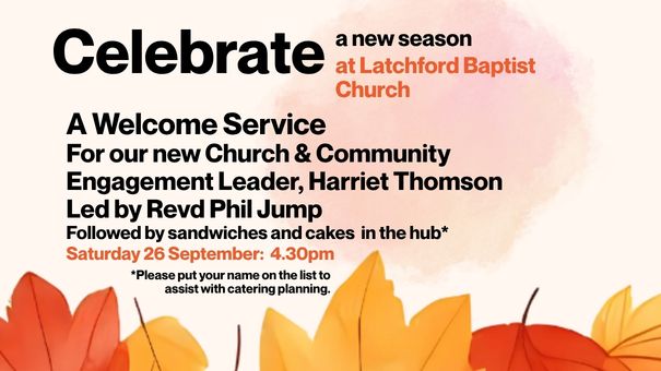 Welcome Service Invitation